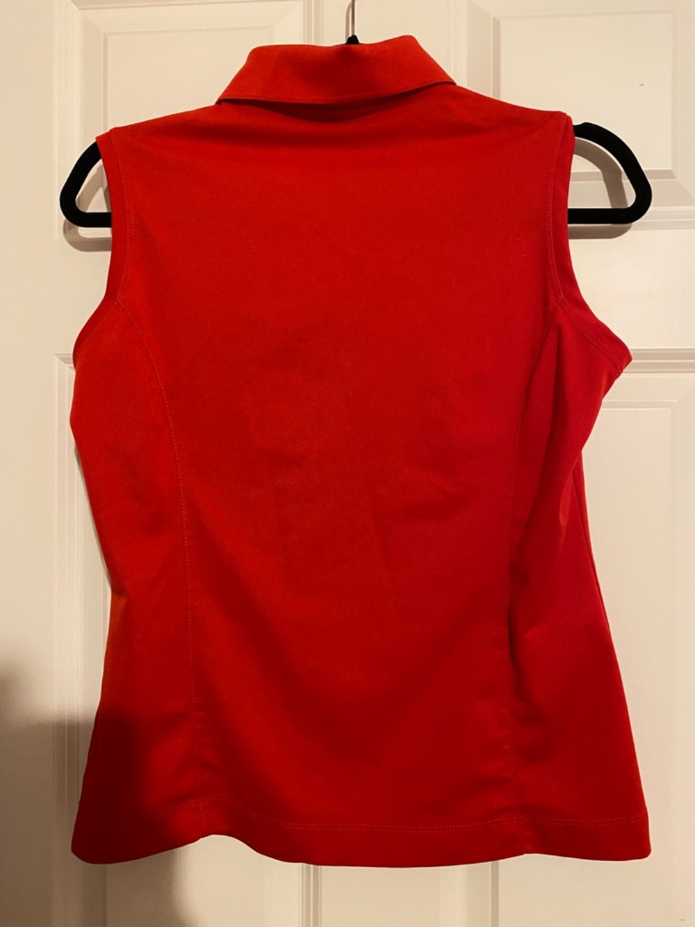 Nike golf dri-fit sleeveless red polo, womens size medium - Picture 2 of 5